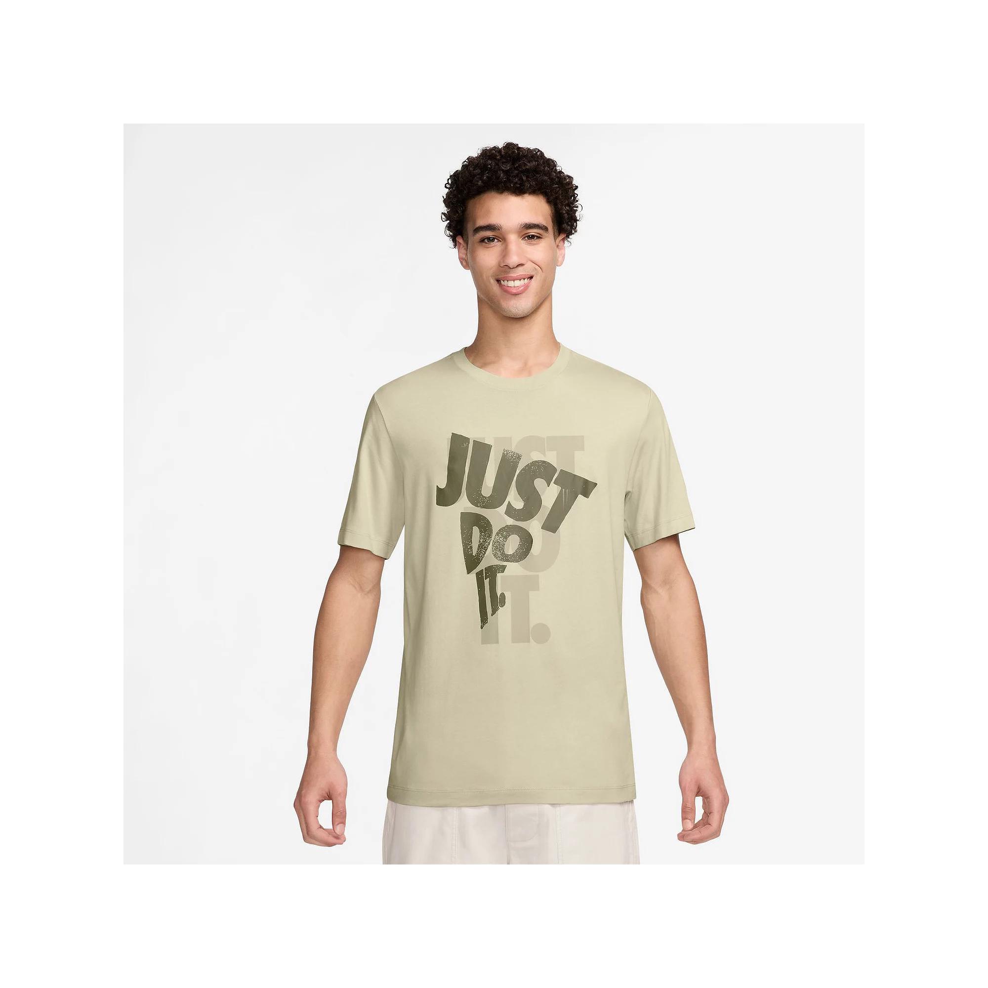 Men's Nike Just Do It Sportswear Tee, Size: XXL, Light Green Product Image