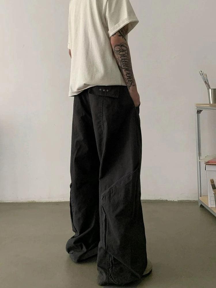 RT No. 18858 RECONSTRUCTED MACHETE STRAIGHT PANTS Product Image