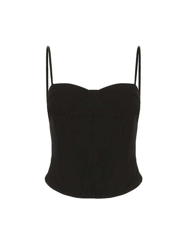 Fishbone Waistband Slimming Cami Top Product Image