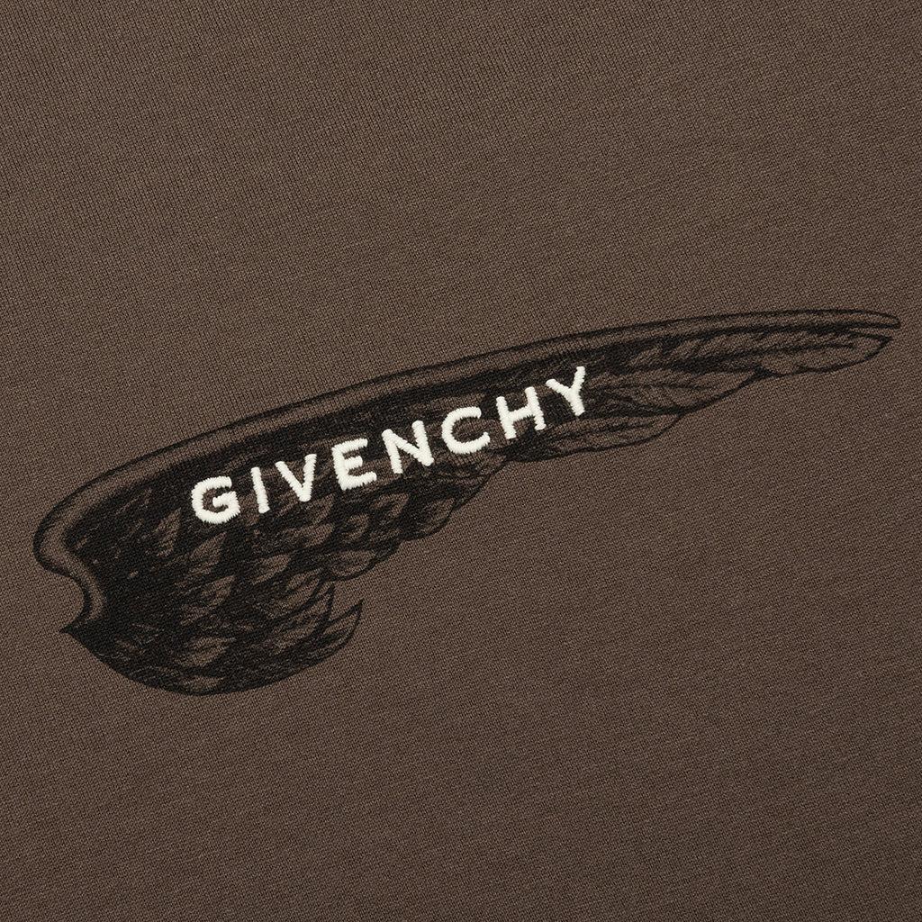 Wings Cotton T-Shirt - Khaki Male Product Image