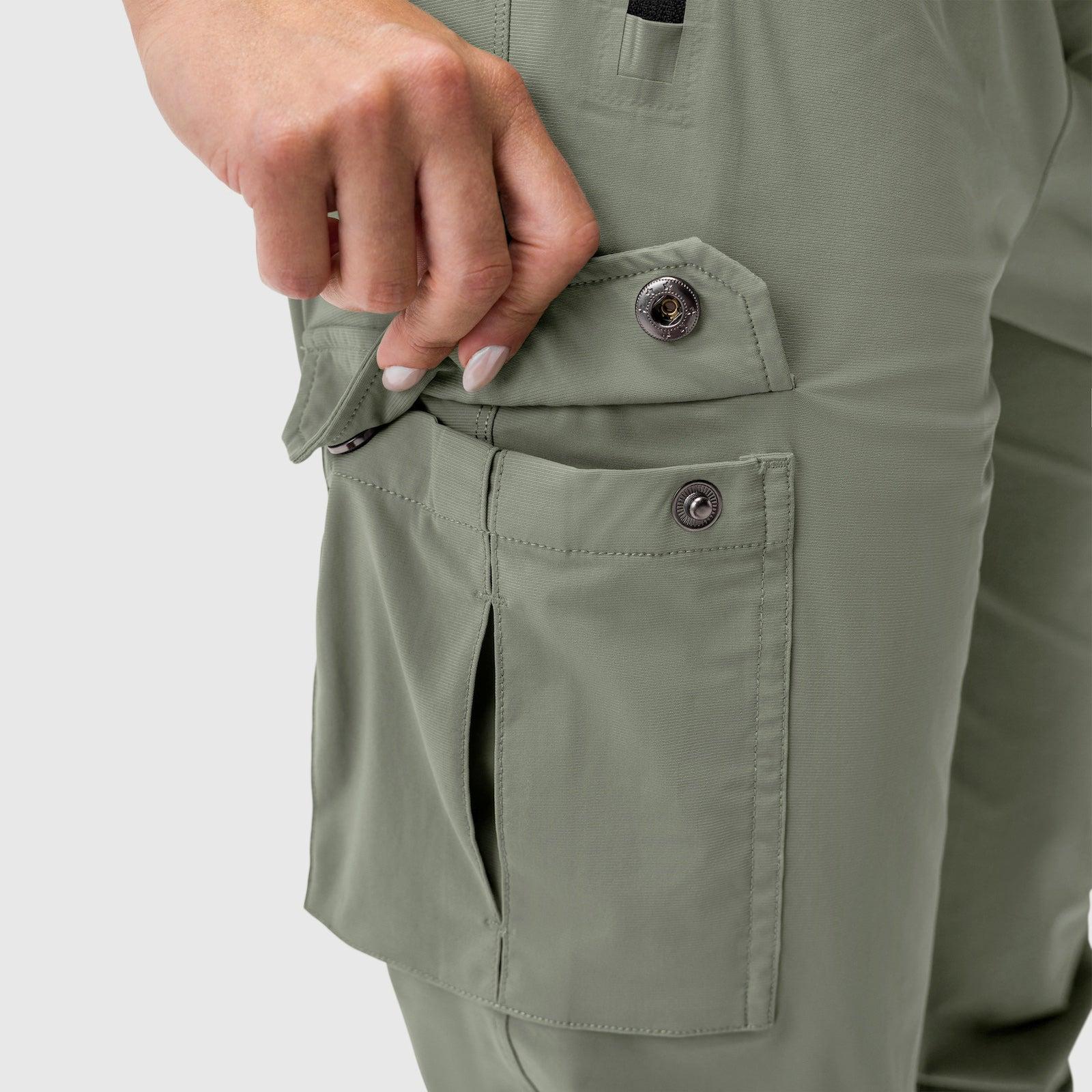 W032. Tetra-Lite® Cargo High Rib Jogger - Sage Product Image
