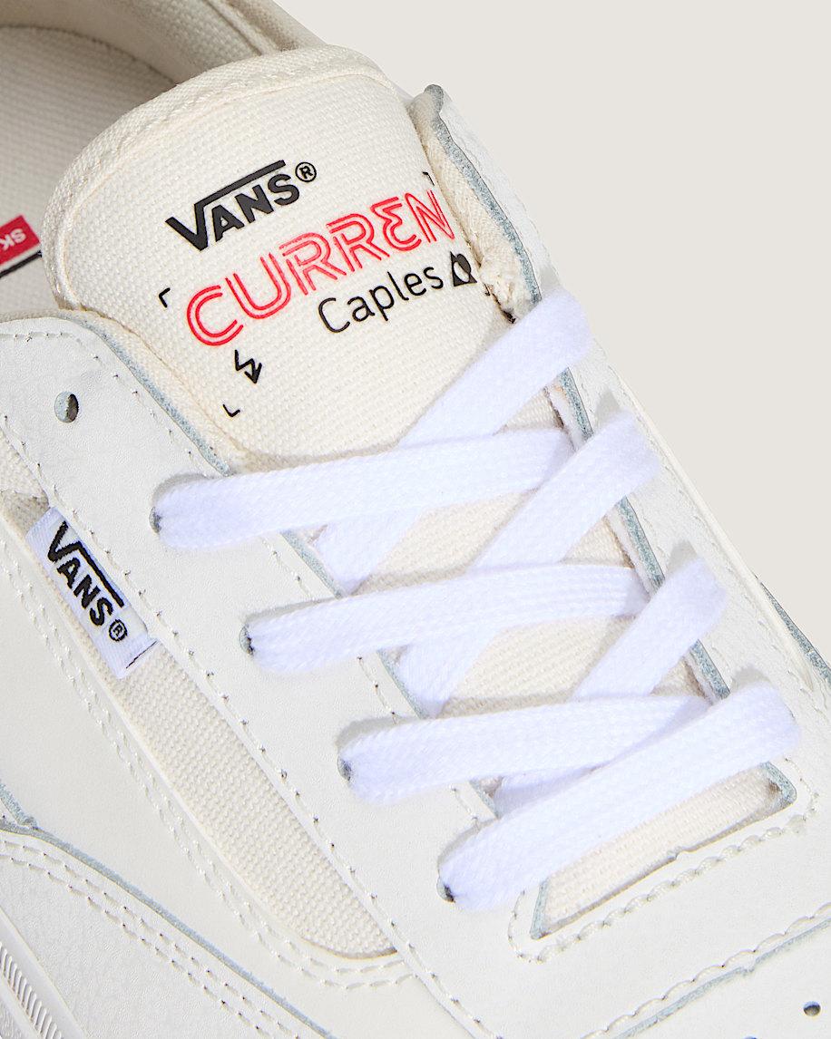 Skate Curren Caples Shoe in Blanc De Blanc White| Vans US Product Image