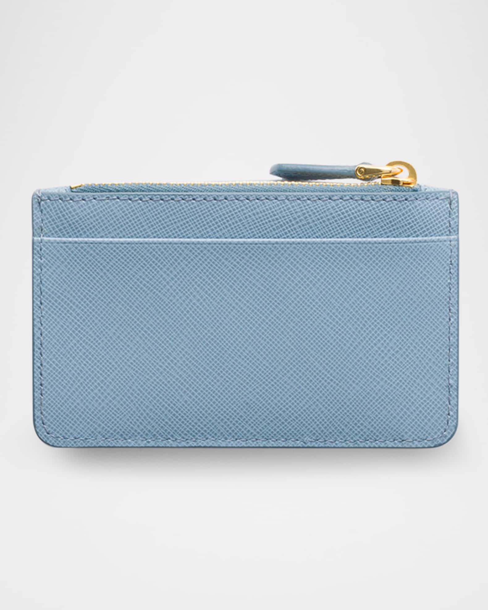 Saffiano & Smooth Leather Card Holder Product Image