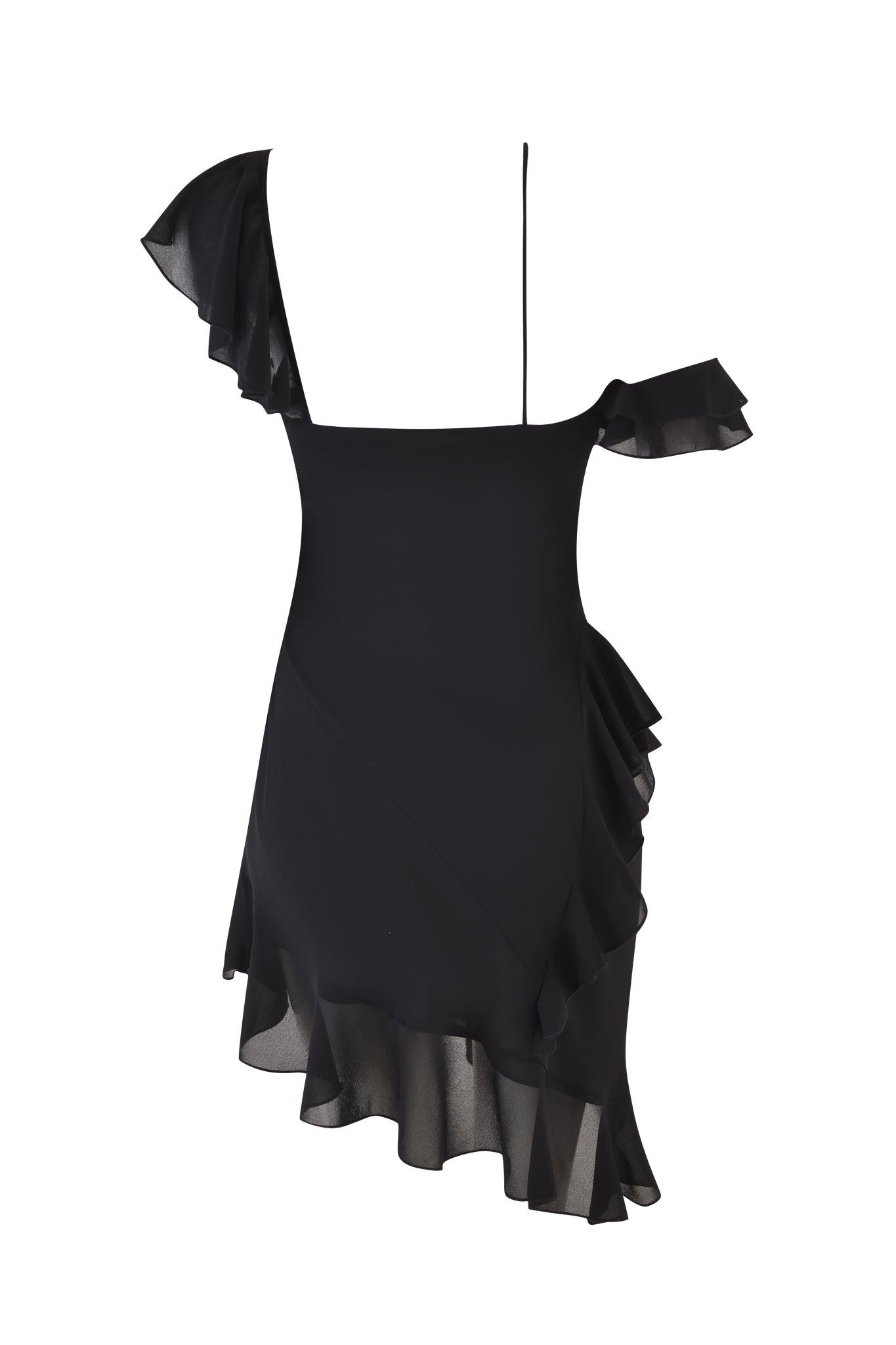 JULIETTA MINI DRESS - BLACK Product Image
