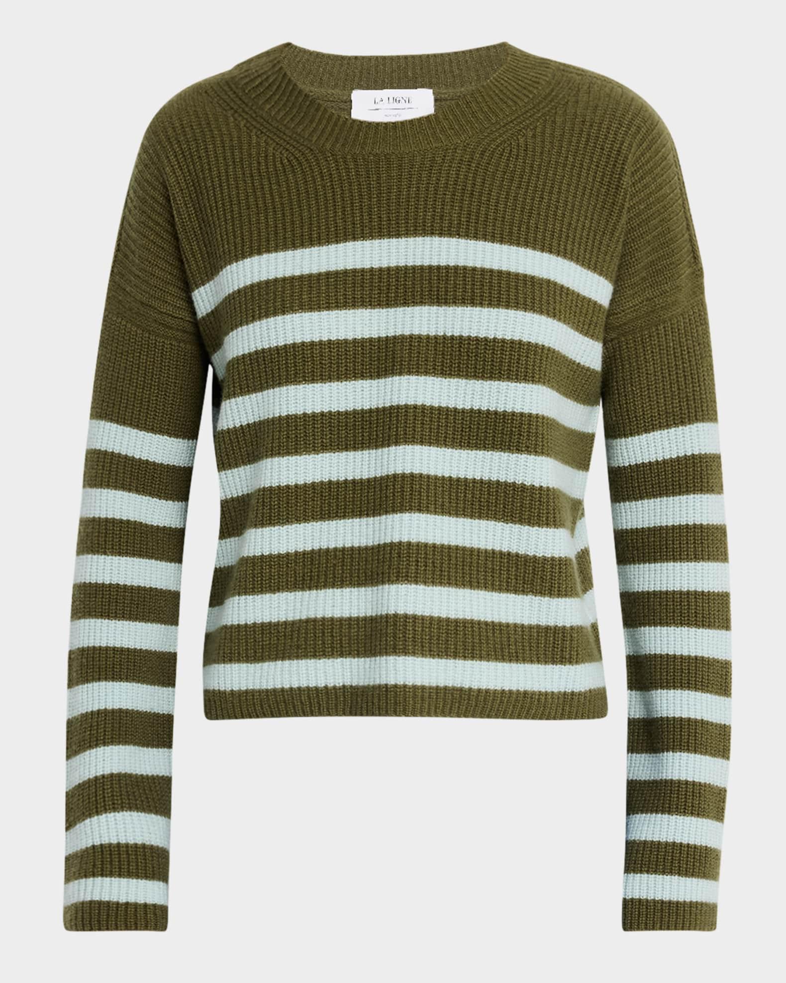Mini Striped Toujours Cashmere Sweater Product Image