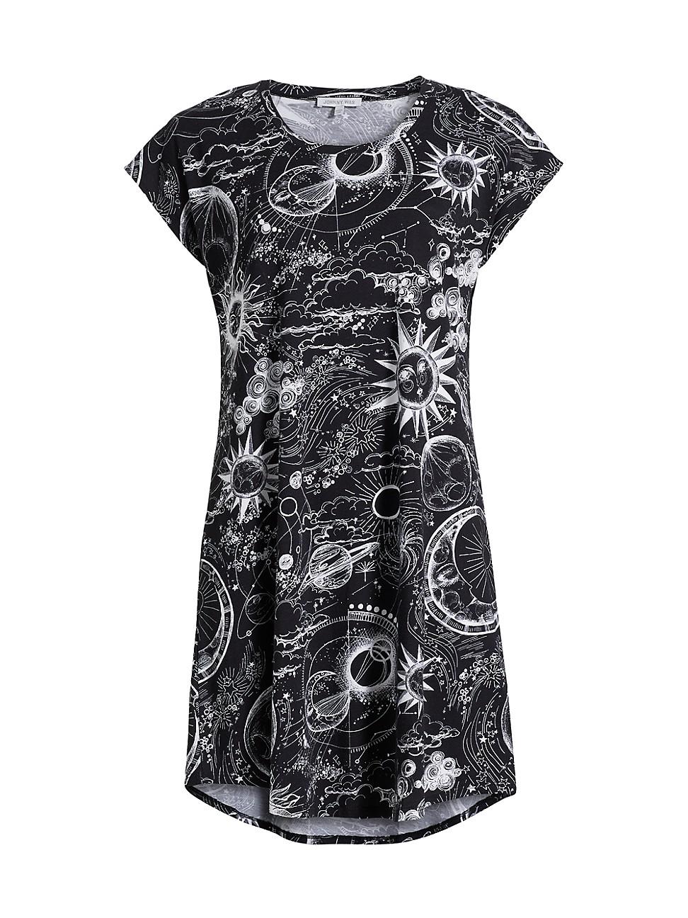 Womens Brigette Cap-Sleeve Sleep Dress Product Image