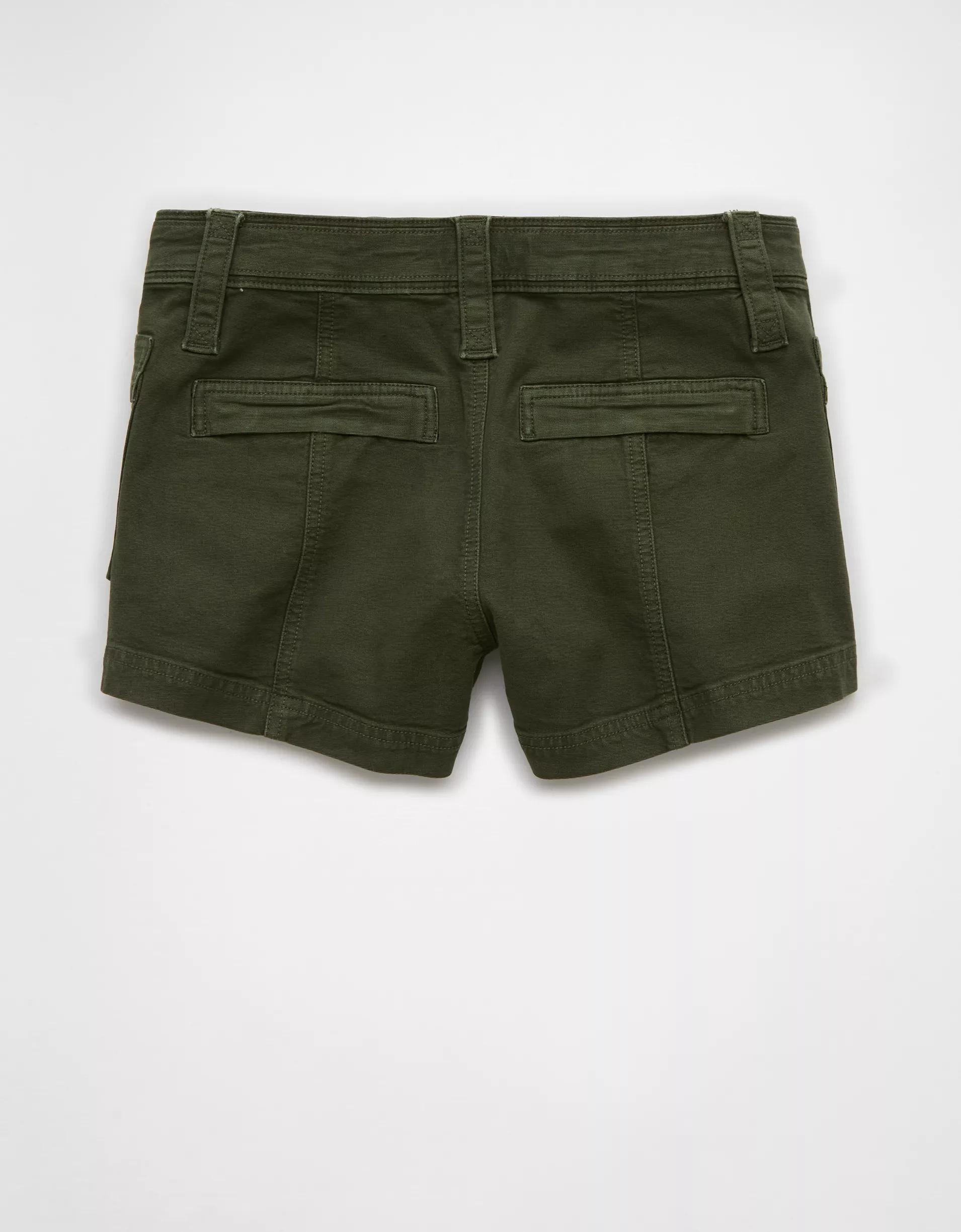 AE Stretch Low-Rise Cargo Short Short Product Image