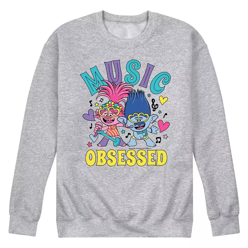 Men's Trolls Music Obsessed Sweatshirt,  Product Image