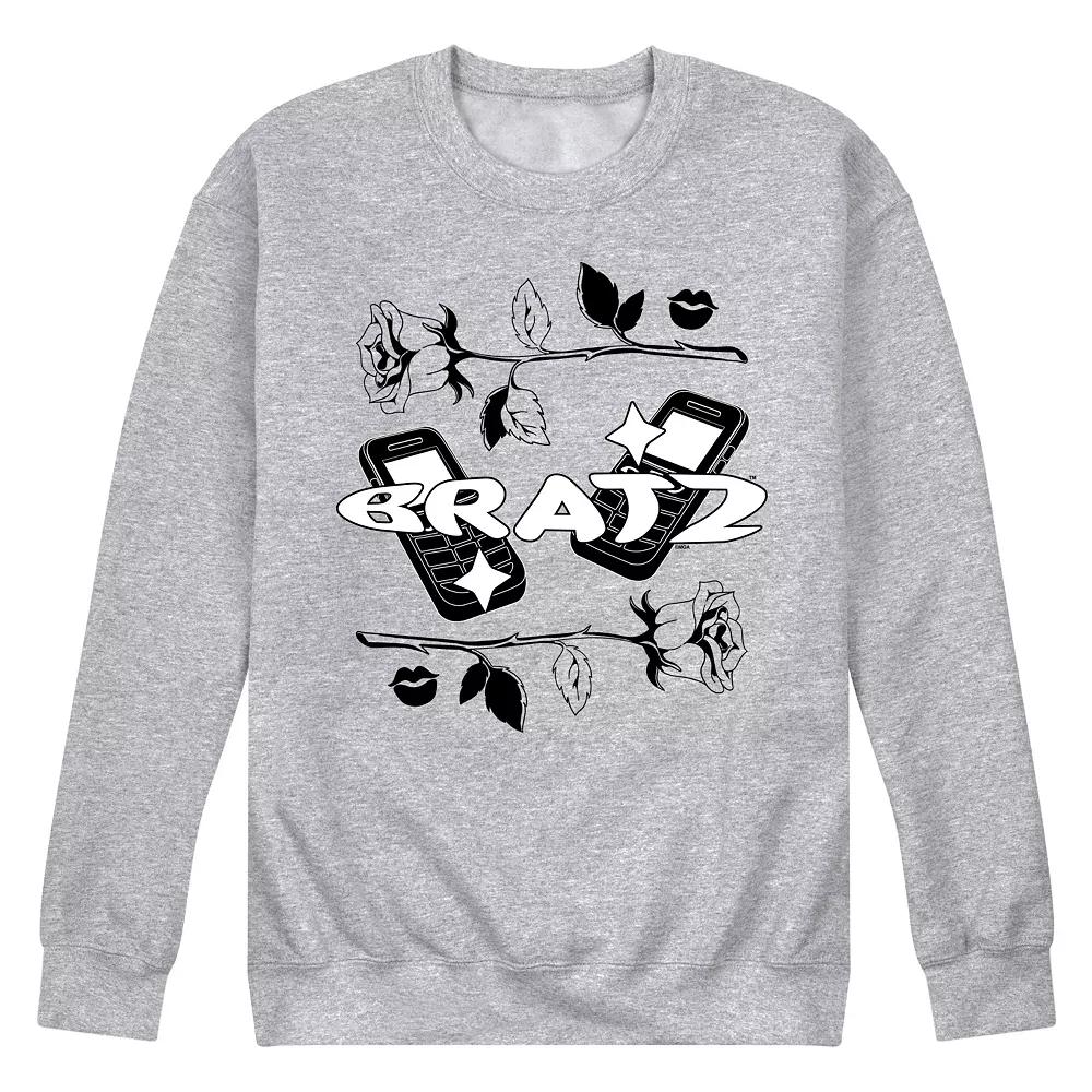 Men's Bratz Y2K Logo Fleece Sweatshirt,  Product Image