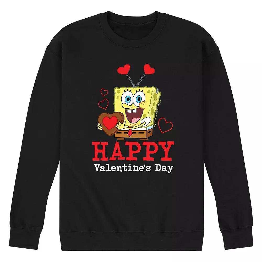 Men's SpongeBob Valentine's Day Sweatshirt,  Product Image