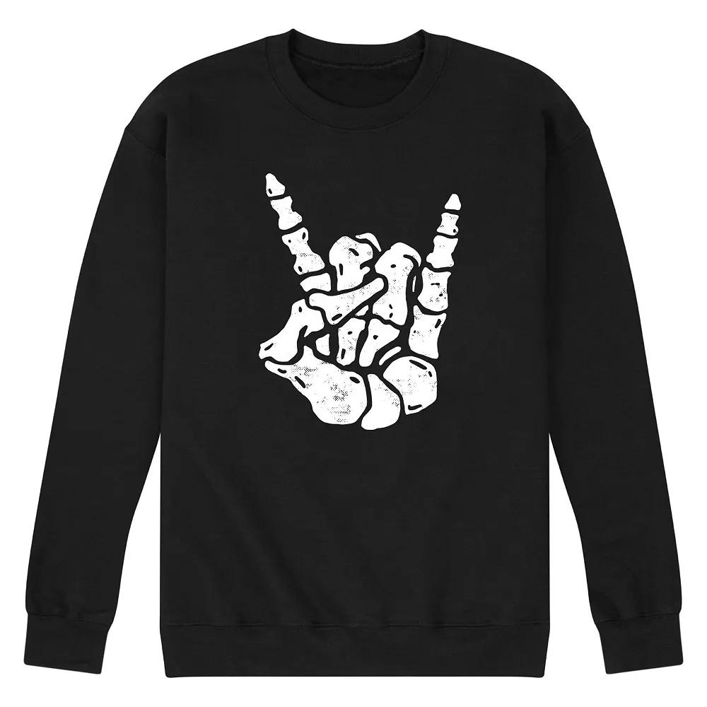 Men's Rocker Skeleton Hand Sweatshirt,  Product Image