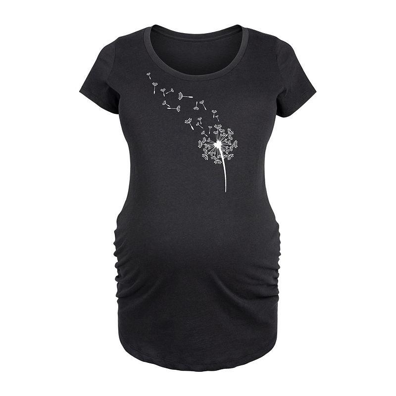 Maternity Dandelion Seeds Graphic Tee, Women's,  Product Image