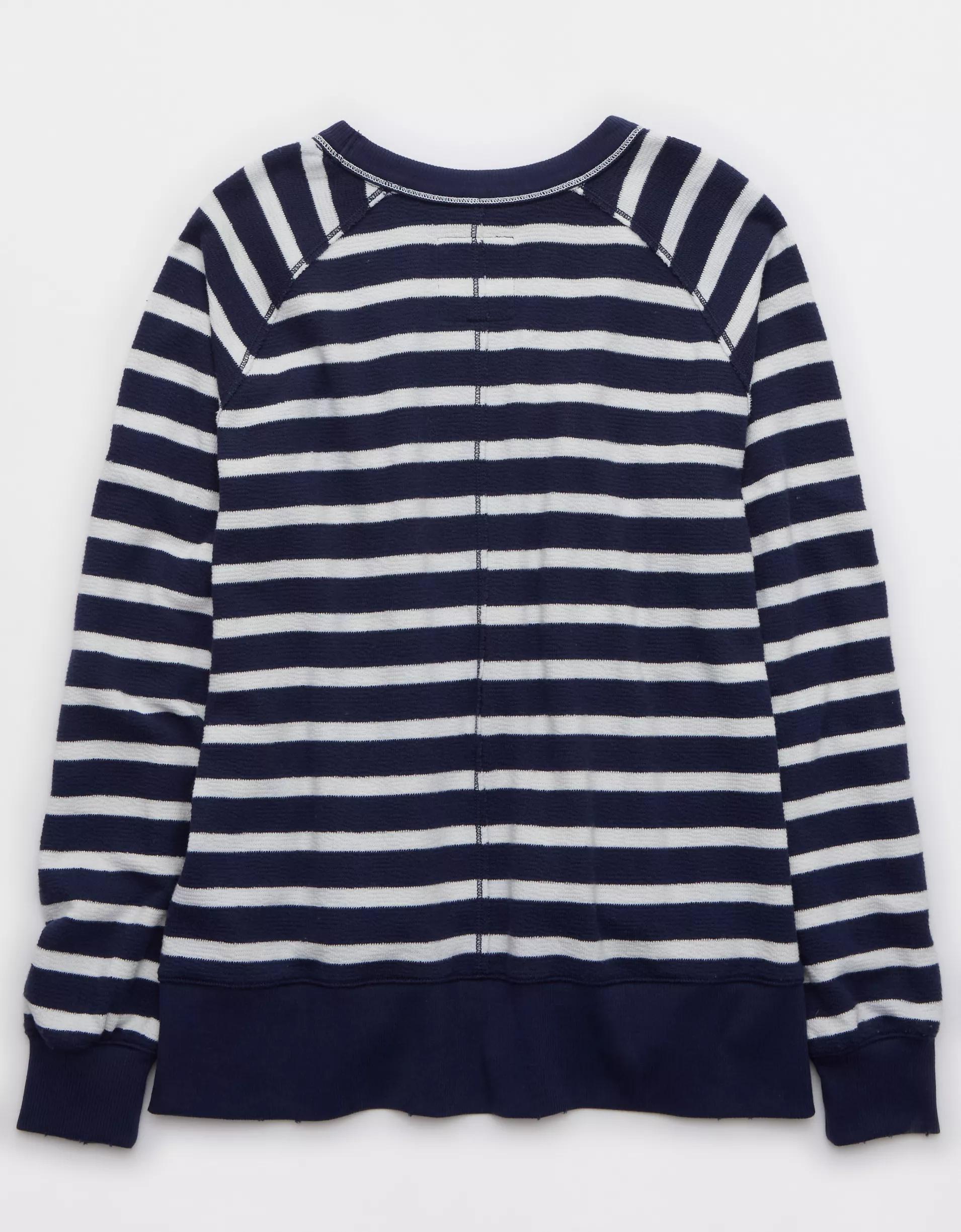 Aerie East West Crew Sweatshirt Product Image