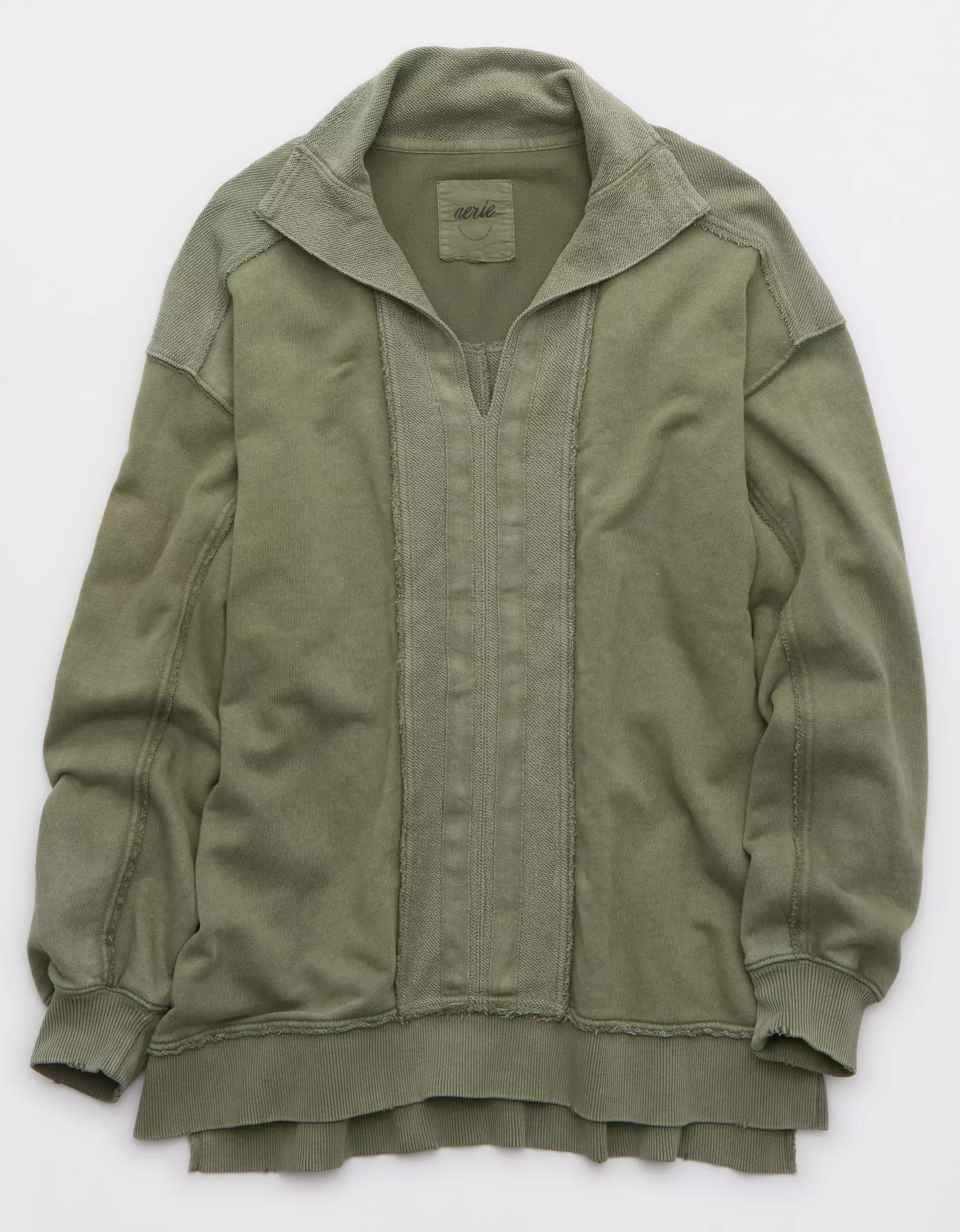 Aerie Starry Skies Open Neck Sweatshirt Product Image