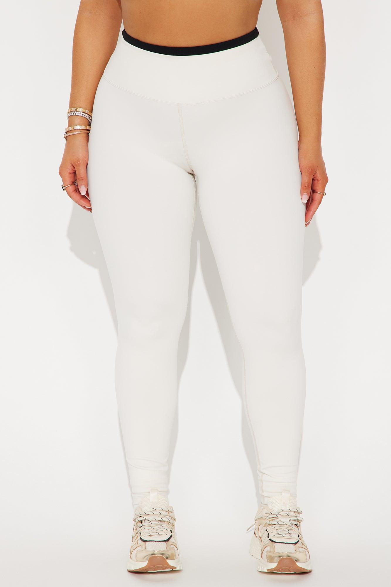 Calm And Collected Active Legging - Cream Product Image