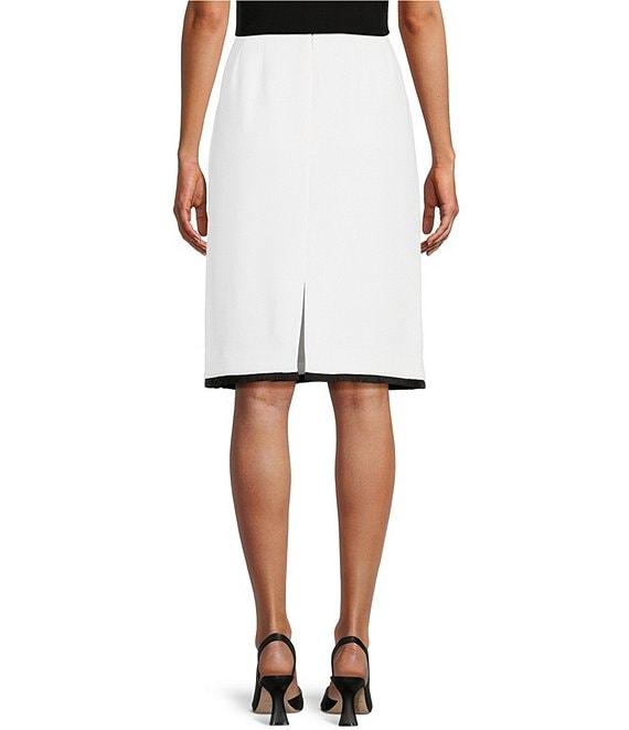 Preston & York Suzanne Stretch Tweed Coordinating Pencil Skirt Product Image