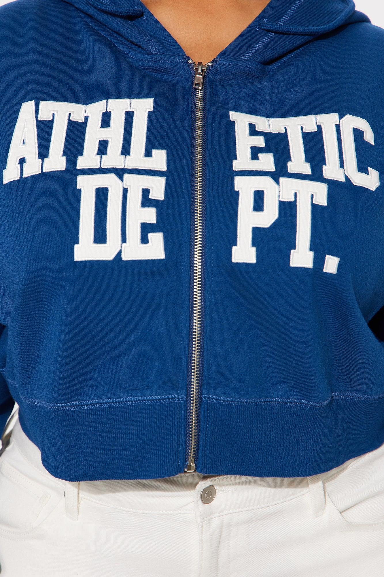Athletic Dept Zip Up Hoodie - Navy Female Product Image