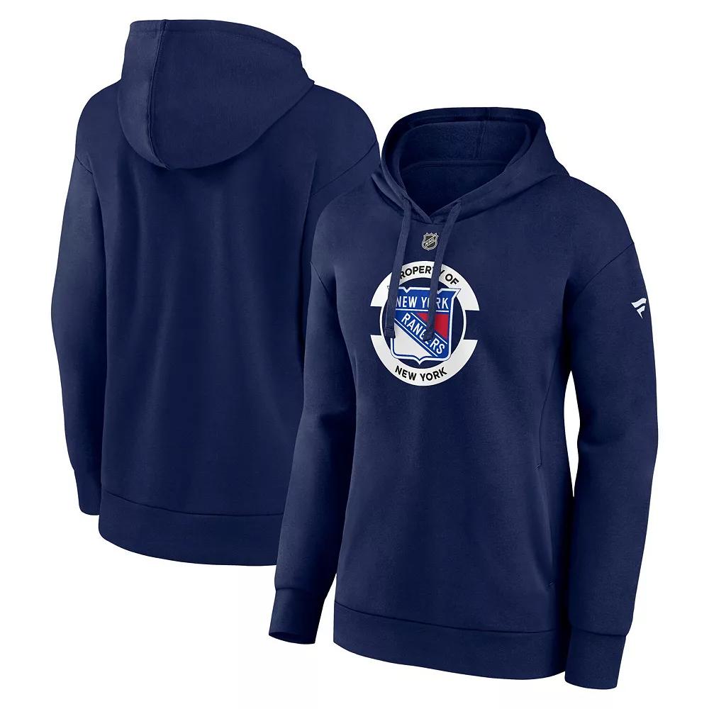 Women's Fanatics  Navy Seattle Kraken Authentic Pro Core Secondary Fleece Pullover Hoodie, Size: Small, Krk Blue Product Image