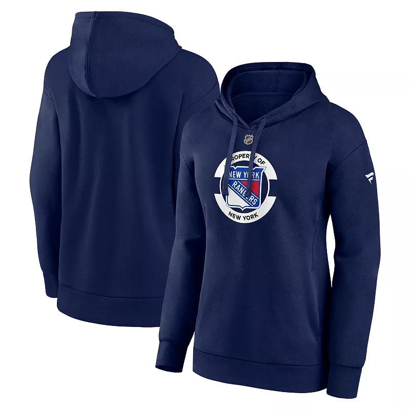 Women's Fanatics  Navy Seattle Kraken Authentic Pro Core Secondary Fleece Pullover Hoodie, Size: Small, Krk Blue Product Image