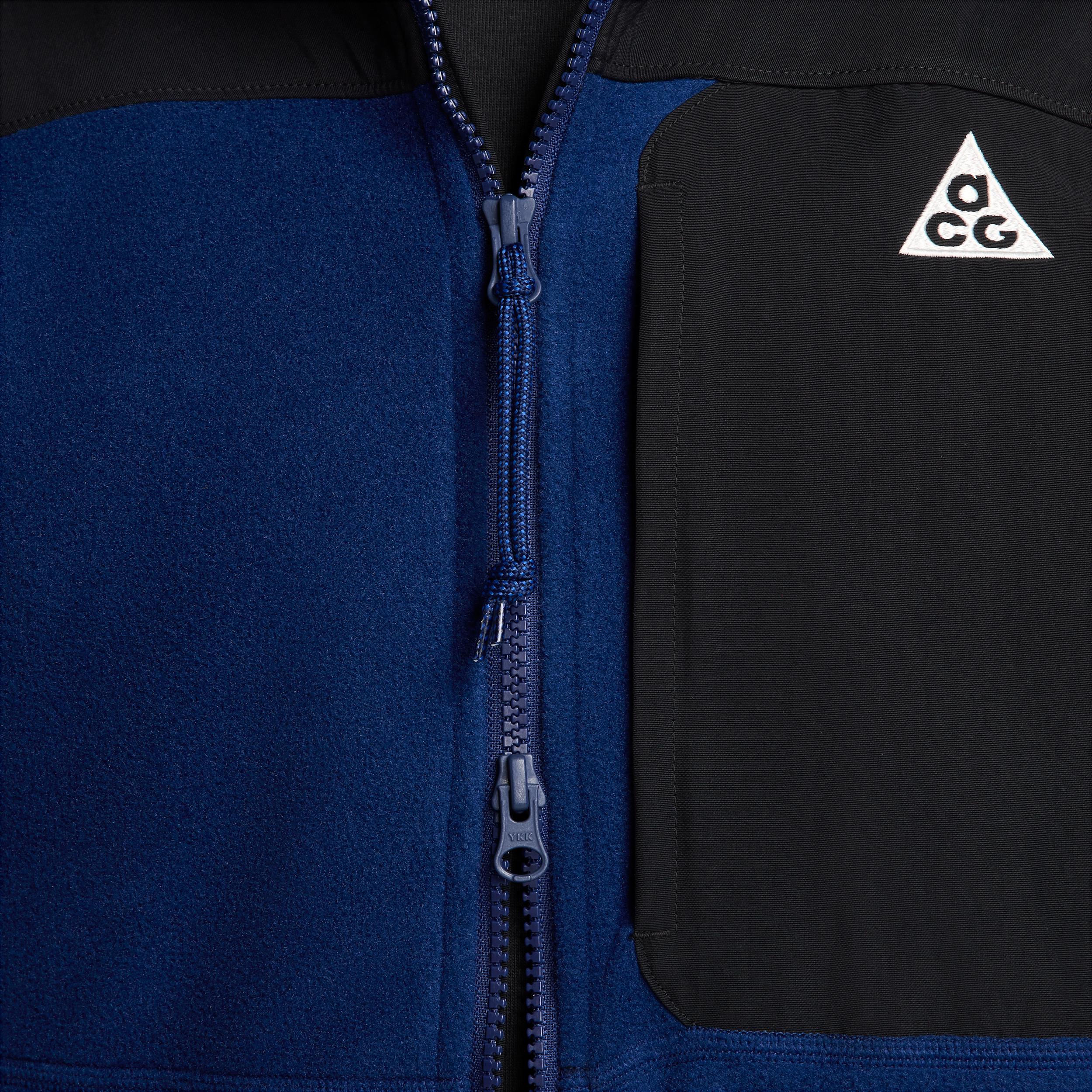 Mens Nike ACG Wolf Tree Plus Full-Zip Hooded Mid Layer | HJ2458-010 Product Image