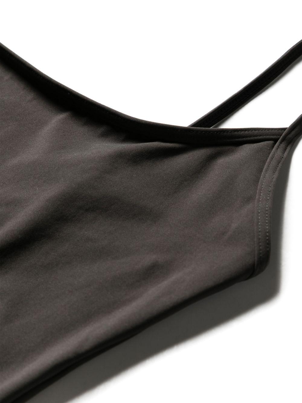 square-neck high-cut swimsuit Product Image