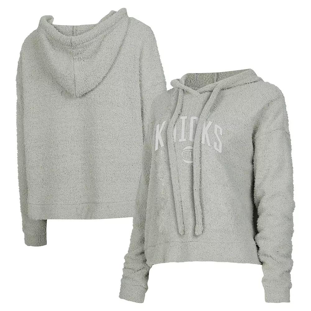 Women's Concepts Sport Gray New York Knicks Ventura Comfy Pullover Hoodie,  Product Image
