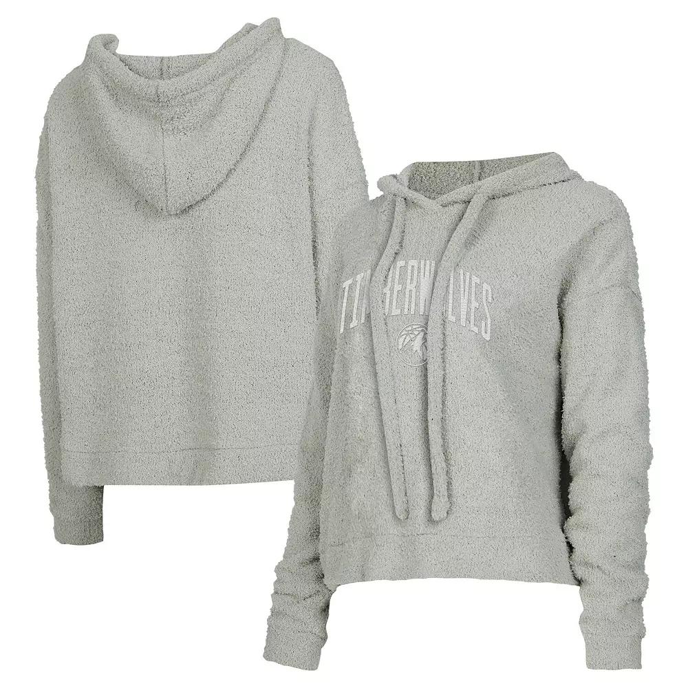 Women's Concepts Sport Gray Minnesota Timberwolves Ventura Comfy Pullover Hoodie,  Product Image