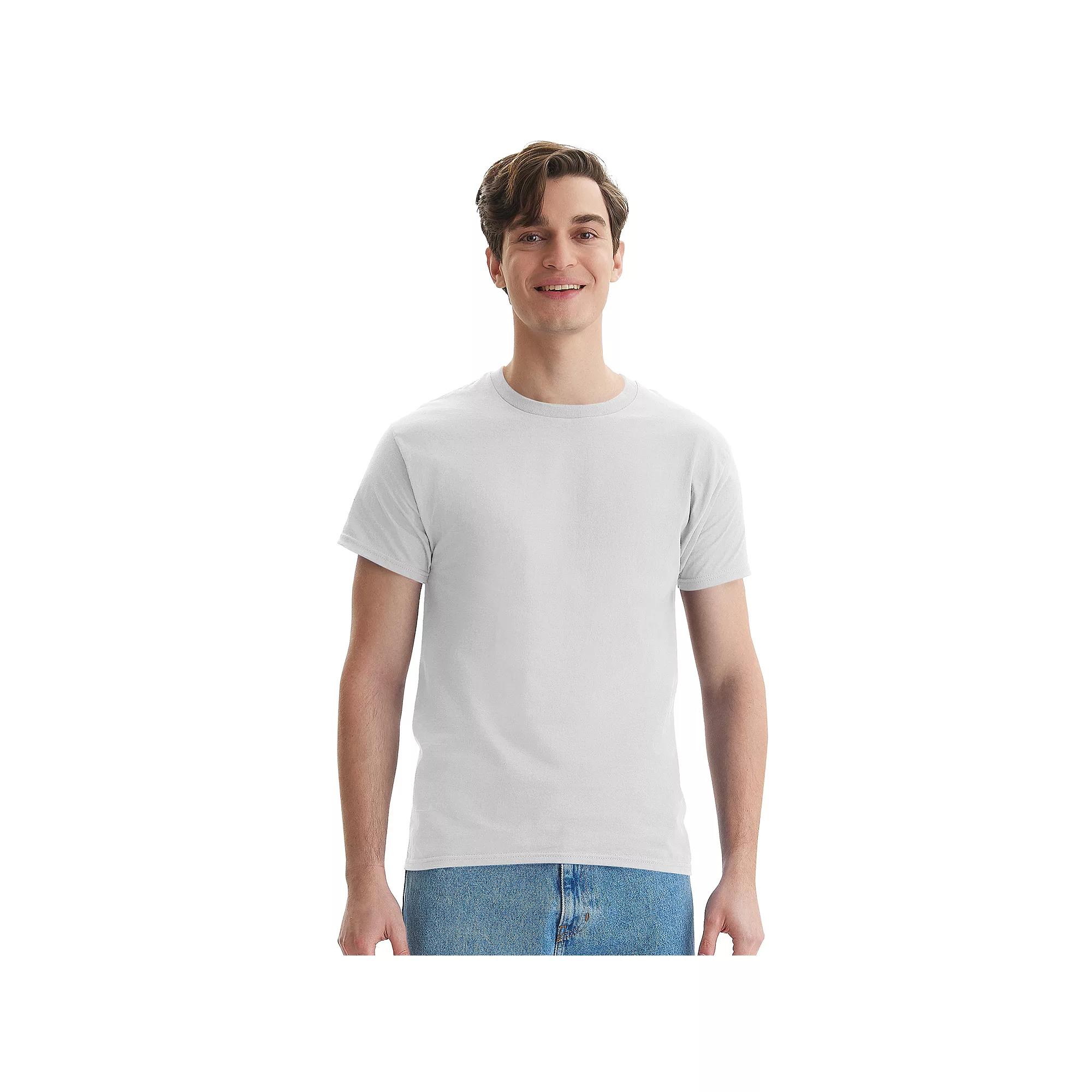 Men's Hanes® Essentials 4-Pack Cotton T-Shirt,  Product Image