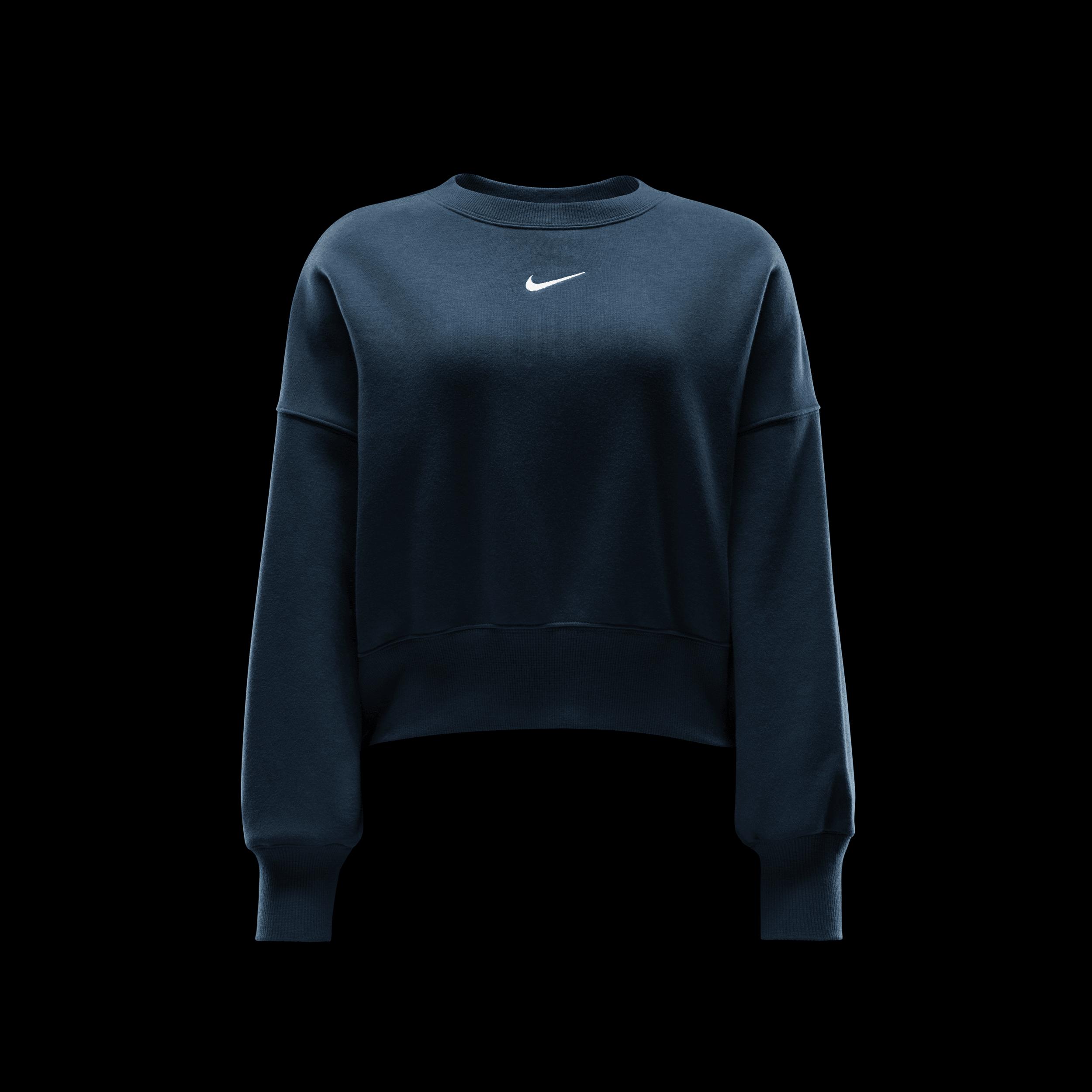 Womens Nike Sportswear Phoenix Fleece Over-Oversized Crew-Neck Sweatshirt | DQ5761-478 Product Image