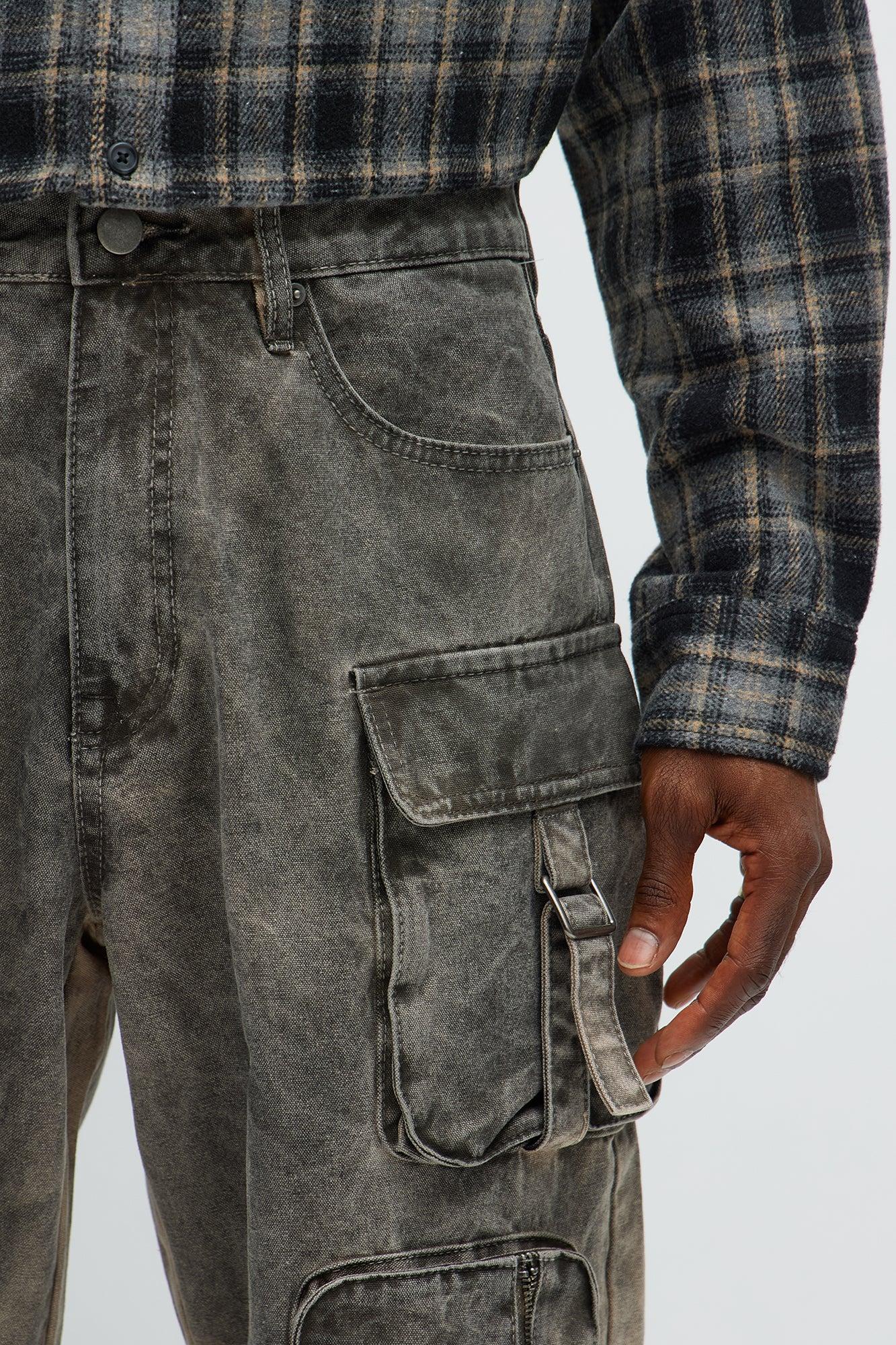 Baggy Go Now Cargo Pant - Grey Product Image