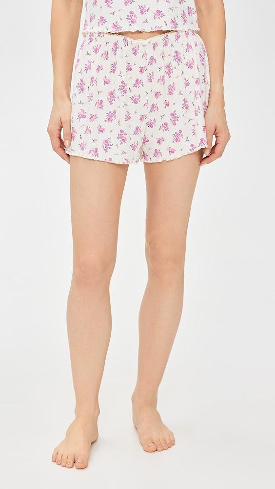 Z Supply Amour Ditsy Shorts | Shopbop Product Image