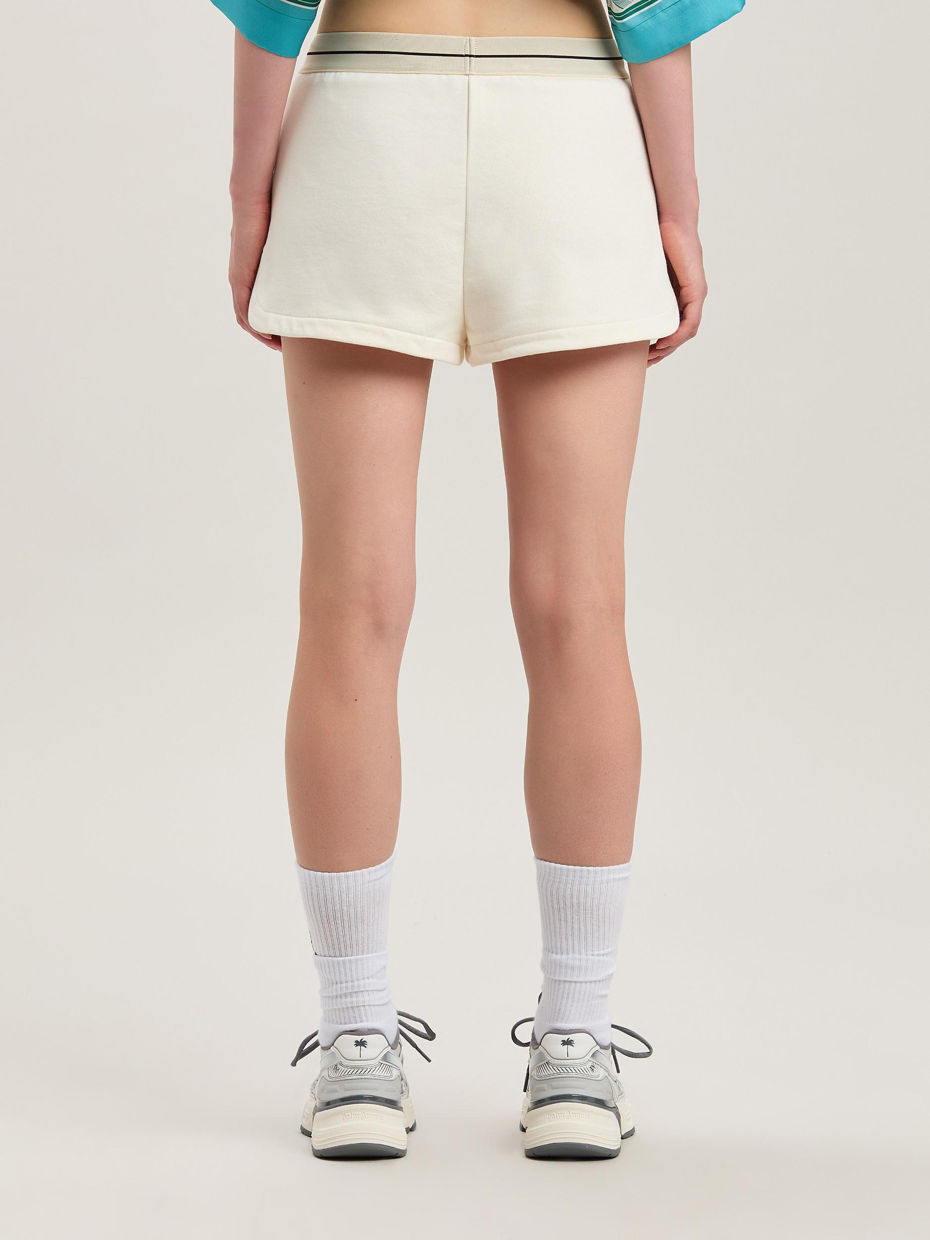 OVAL PALM SWEATSHORTS OFF WHITE - FOREST Product Image
