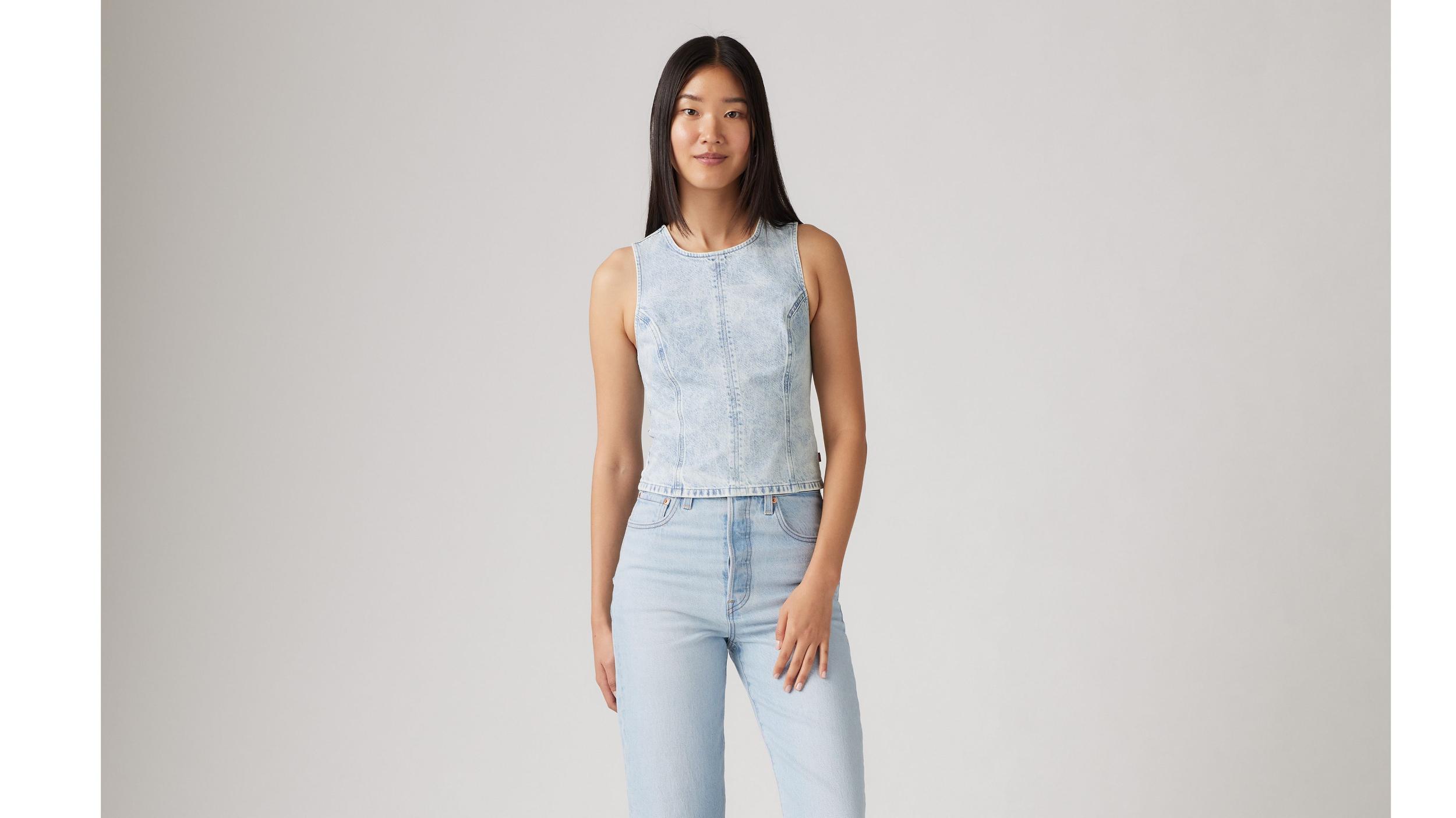 Topanga Denim Tank Top Product Image