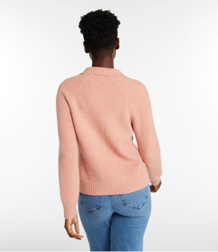Women's SuperSoft Waffle Sweater, Polo Product Image