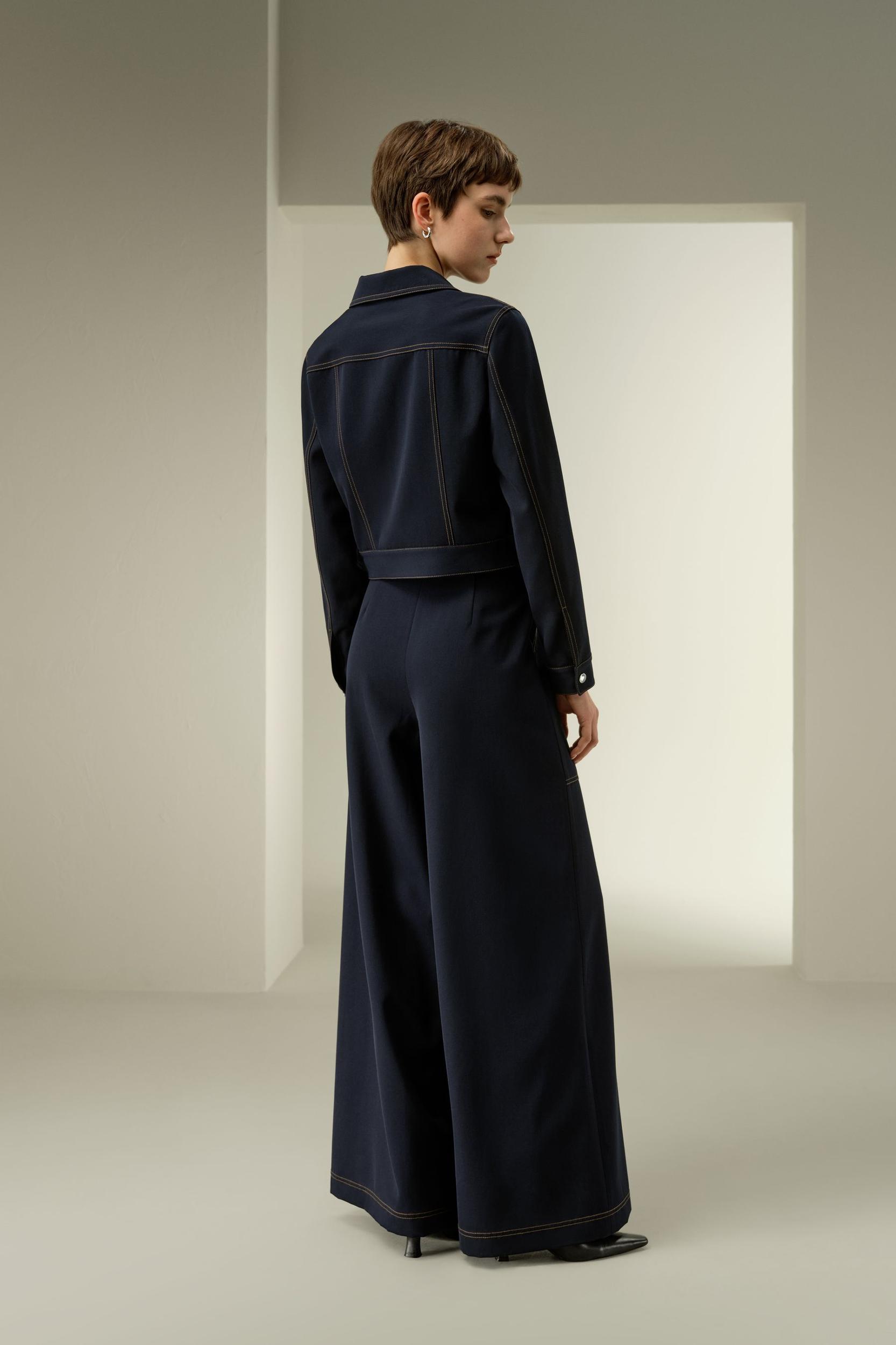 LSxES Denim-Inspired Wool Jacket Product Image