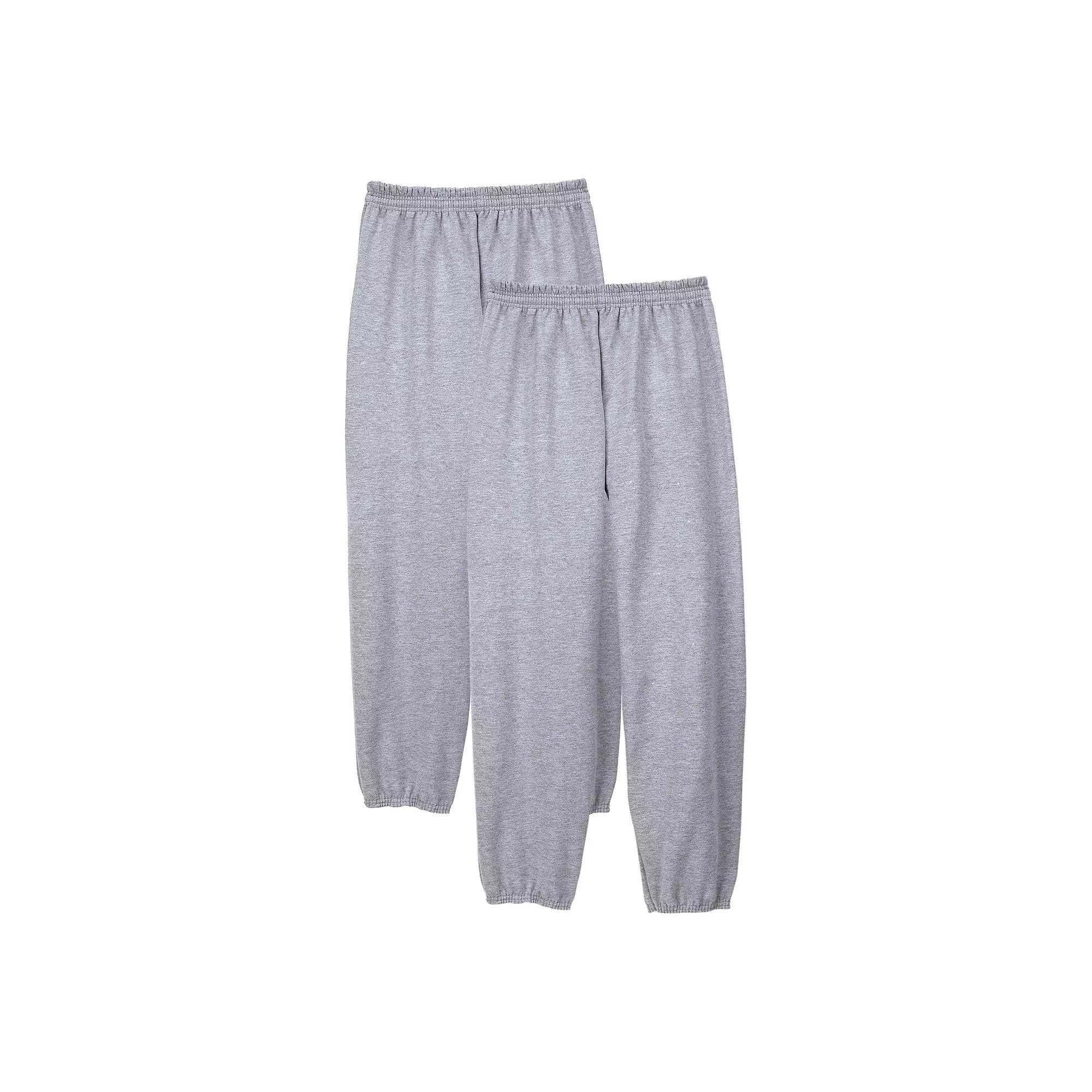 Men's Hanes® 2-Pack EcoSmart 32-in. Fleece Sweatpants,  Product Image