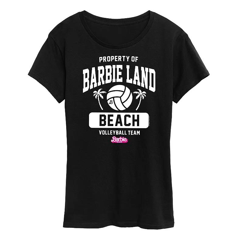 Juniors' Barbie™ The Movie Property Of Barbie Land Beach Volleyball Team Graphic Tee, Girl's,  Product Image