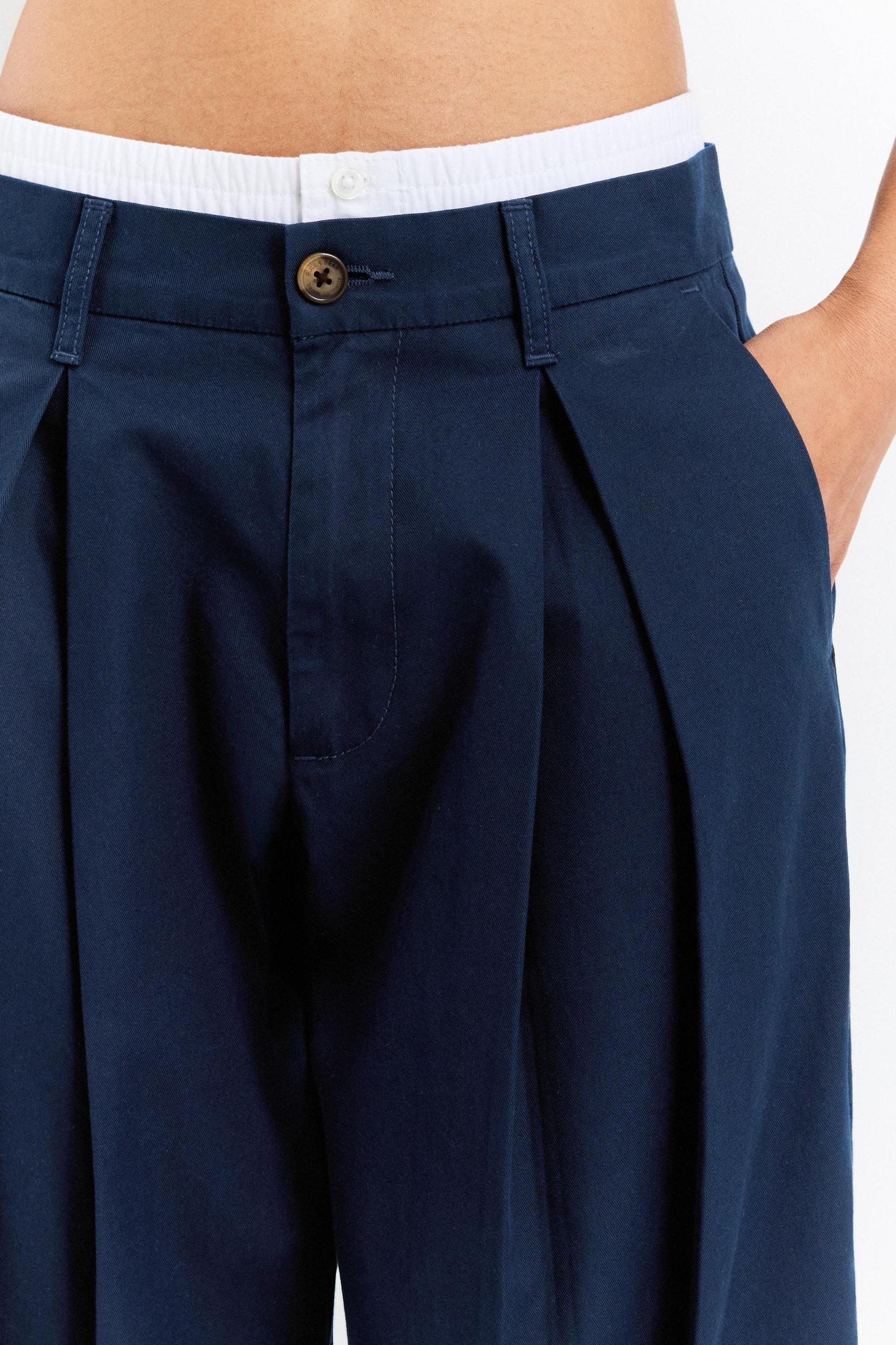 Darted pants with boxer-style waist Product Image