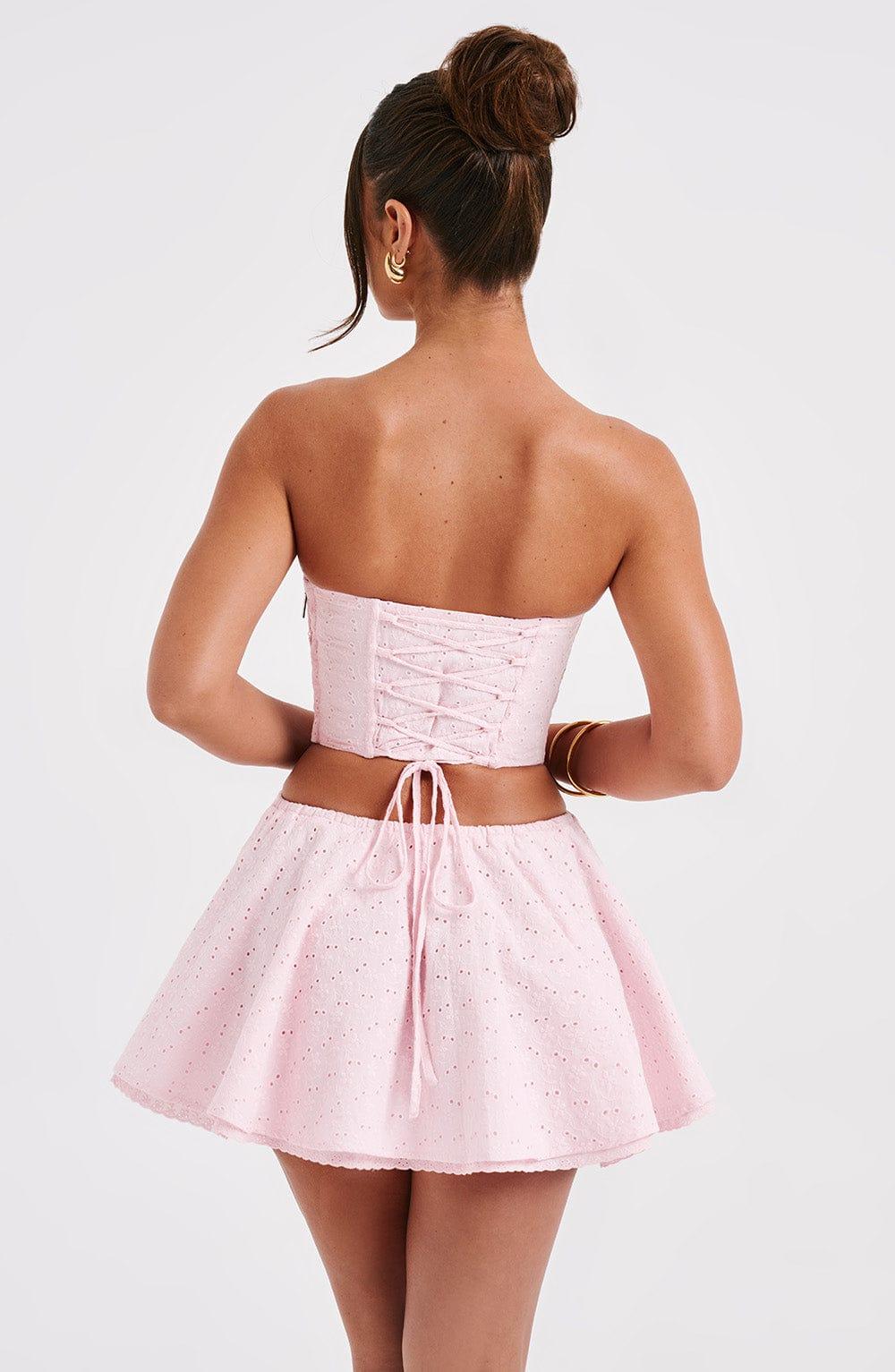Winnie Mini Skirt - Blush Product Image