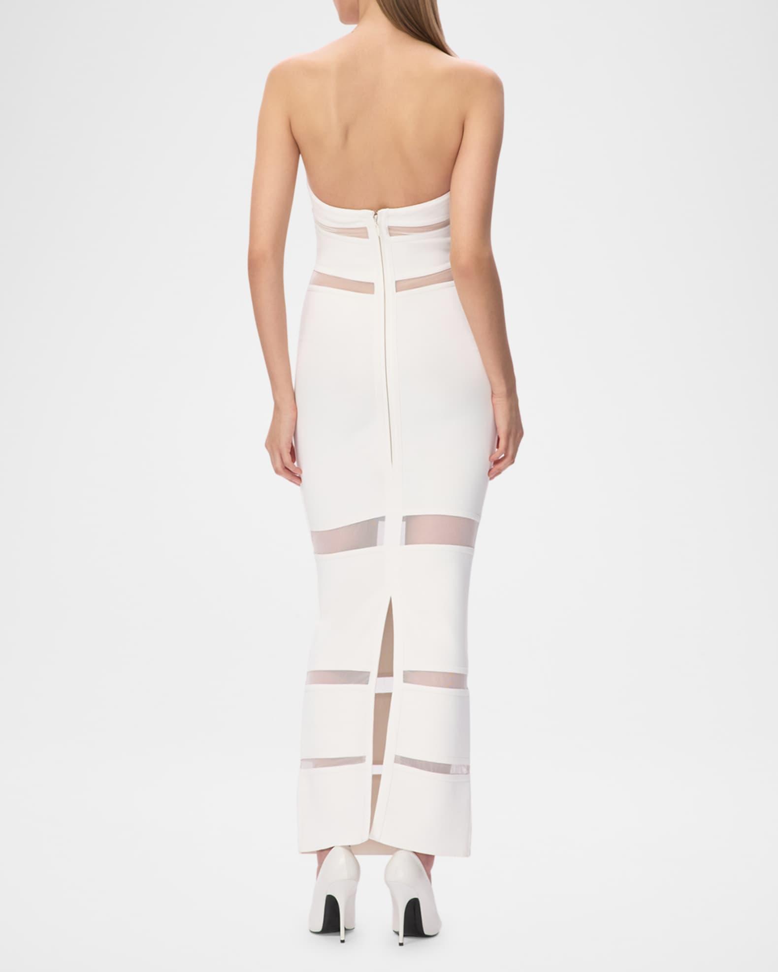 The Vera Strapless Illusion-Insert Column Gown Product Image