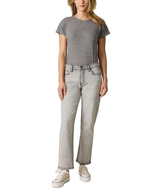 Flag and Anthem Charlie Mid Rise Relaxed Straight Leg Jeans Product Image