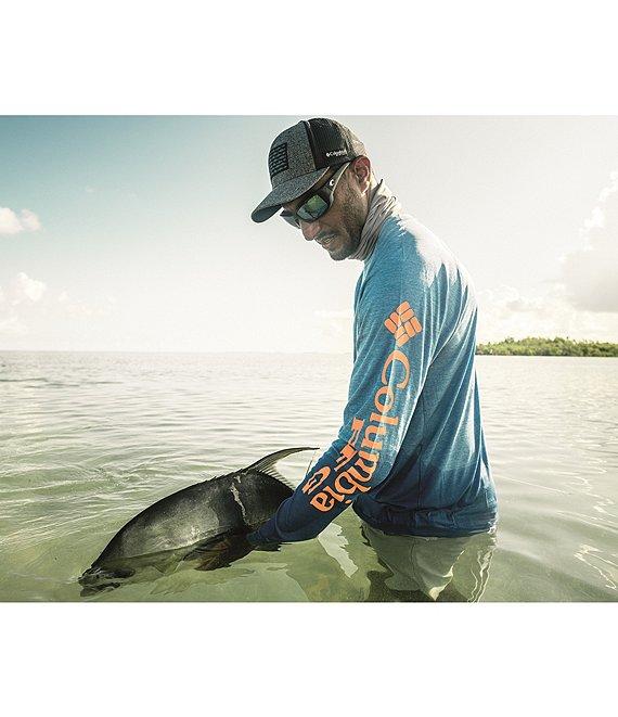 Columbia PFG Terminal Tackle Heather Long-Sleeve Rashguard T-Shirt Product Image
