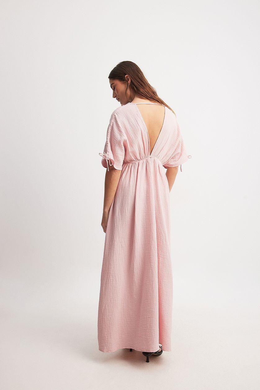 V-neck Front and Back Maxi Dress Product Image