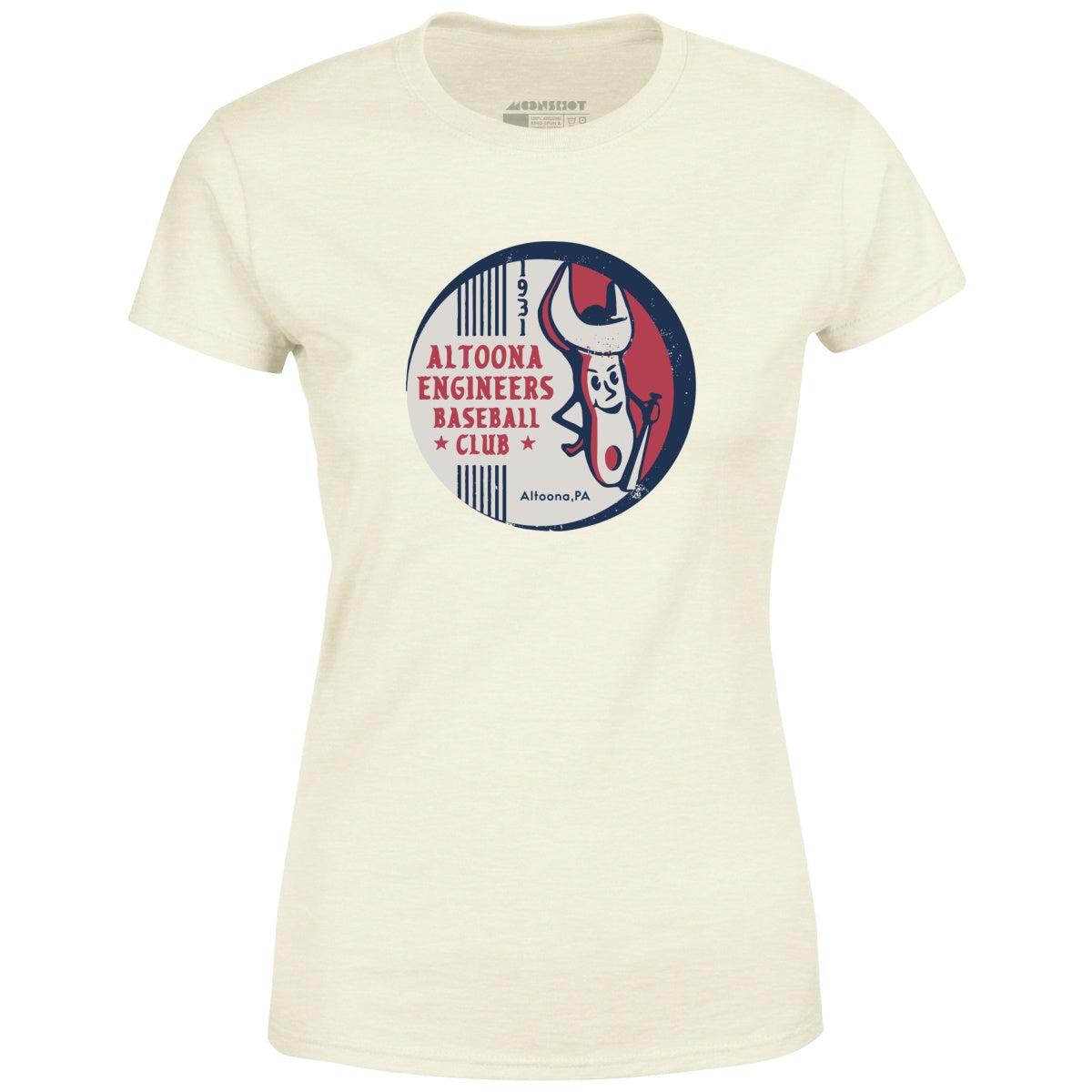 Altoona Engineers - Pennsylvania - Vintage Defunct Baseball Teams - Women's T-Shirt Female Product Image