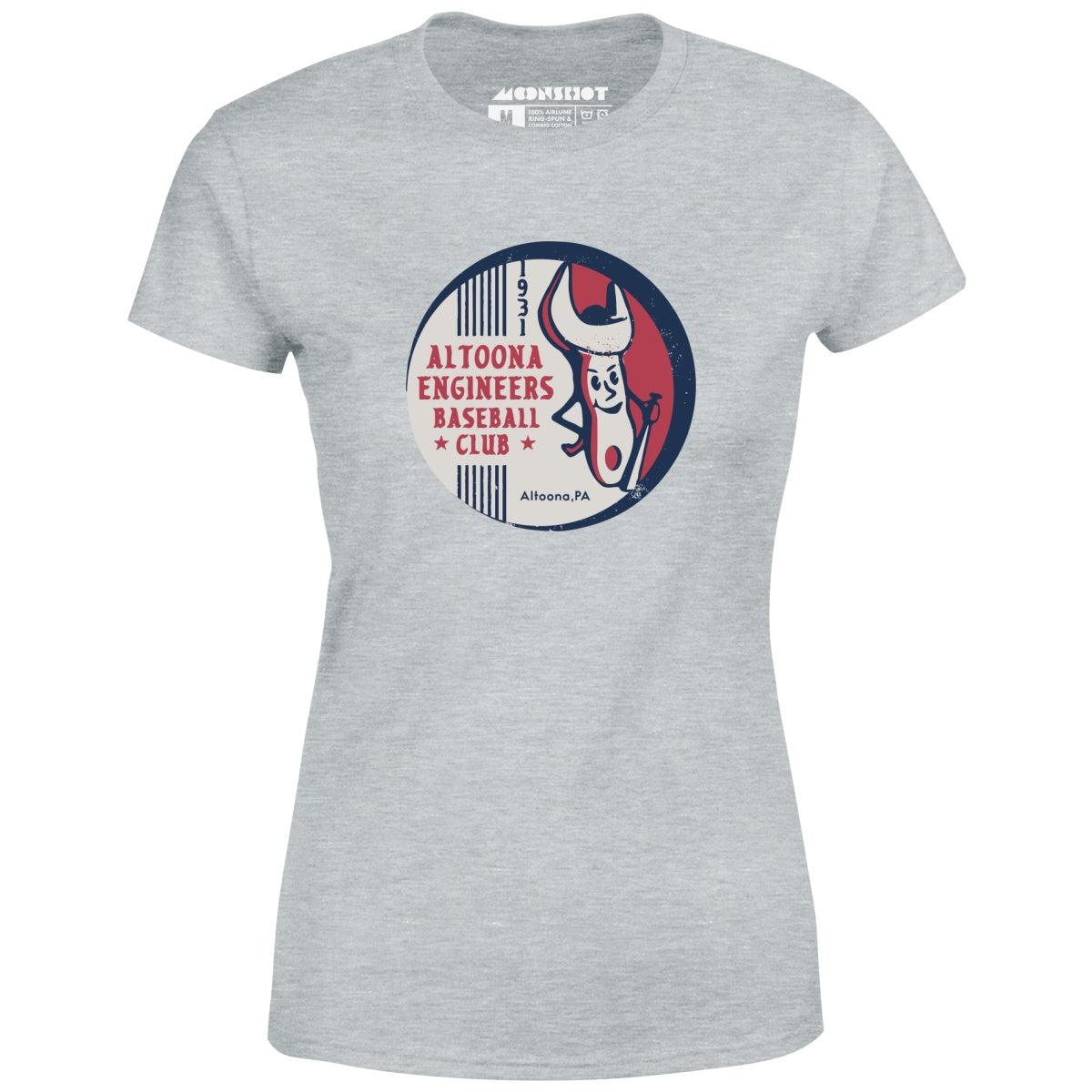 Altoona Engineers - Pennsylvania - Vintage Defunct Baseball Teams - Women's T-Shirt Female Product Image