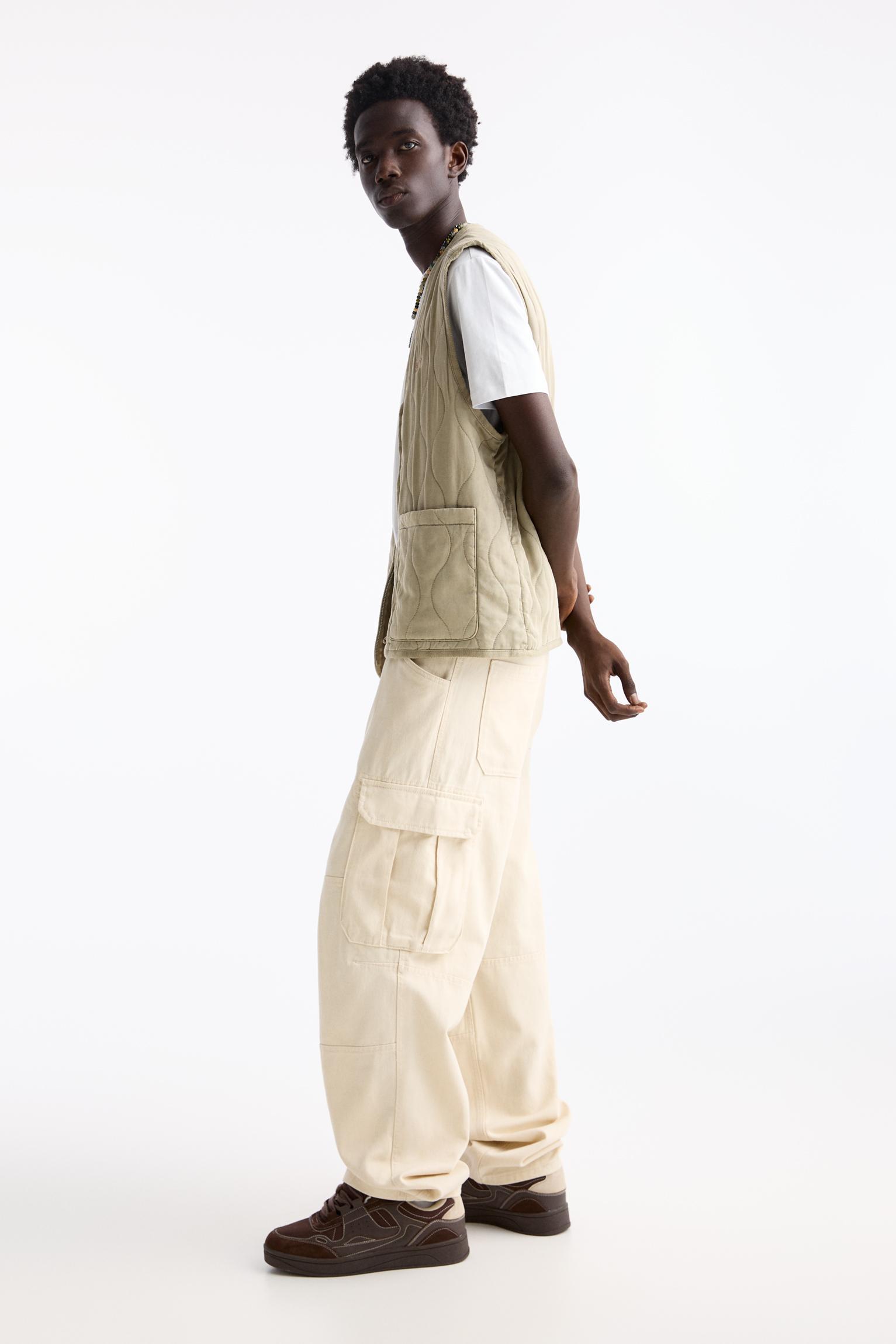Cargo pants with seams Product Image