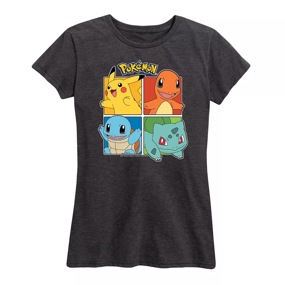 Plus Pokemon Partner Squares Graphic Tee, Women's,  Product Image