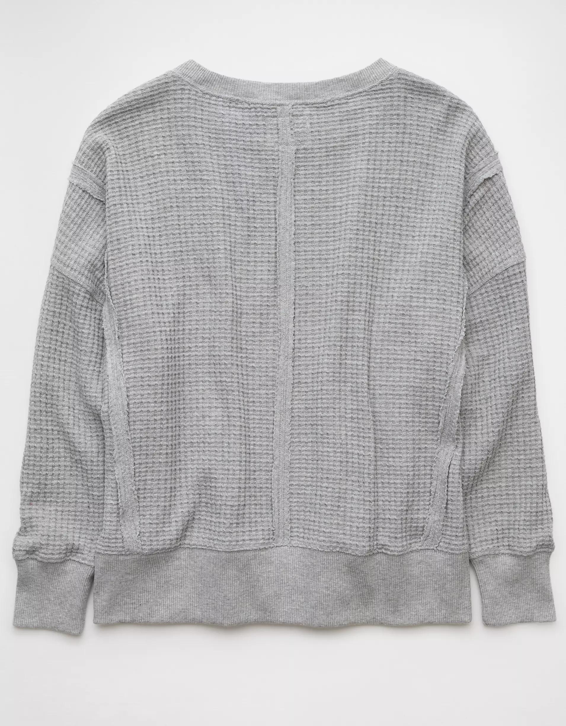 AE Big Hug Waffle Sweatshirt Product Image