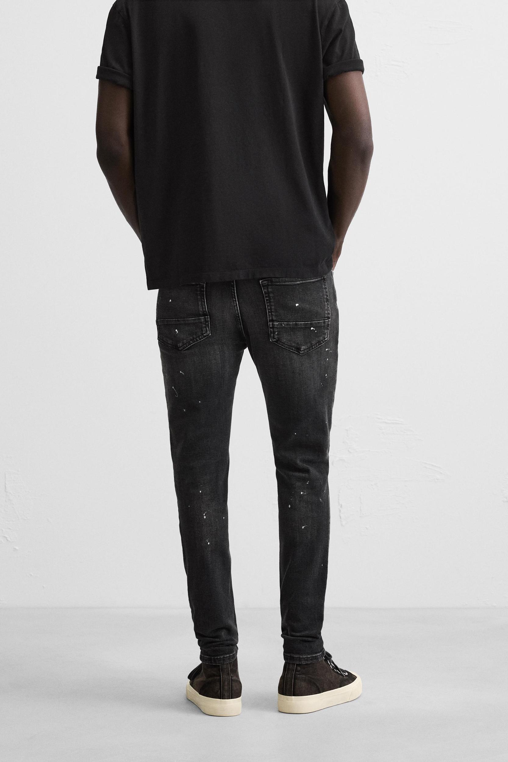 RIPPED SKINNY FIT JEANS Product Image
