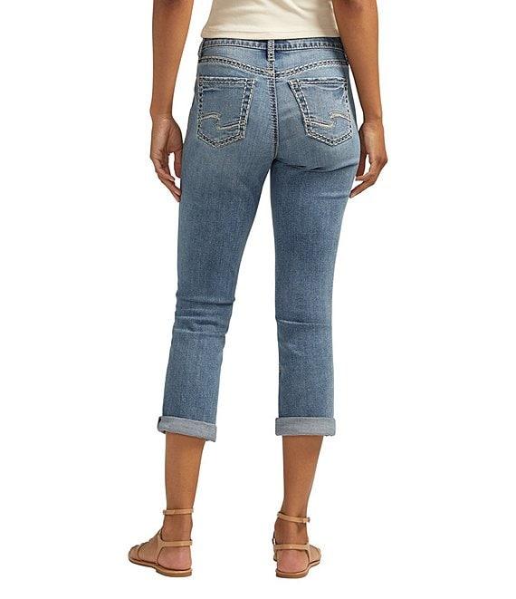 Silver Jeans Co. Suki Power Stretch Distressed Capri Jeans Product Image